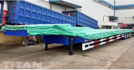 4 Axle Semi Low Loader Trailer will be sent to Papua New Guinea
