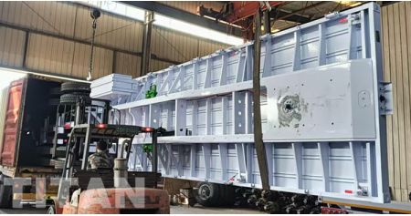 40 Foot Flatbed Semi Trailer will be Shipped to Papua New Guinea