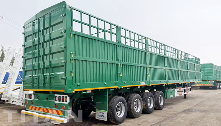 Fence Cargo Semi Trailer for Sale in Papua New Guinea