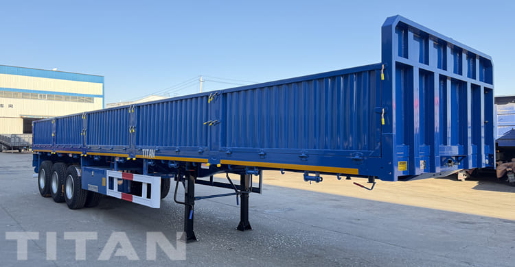 3 Axle Side Wall Semi Trailer for Sale in Papua New Guinea