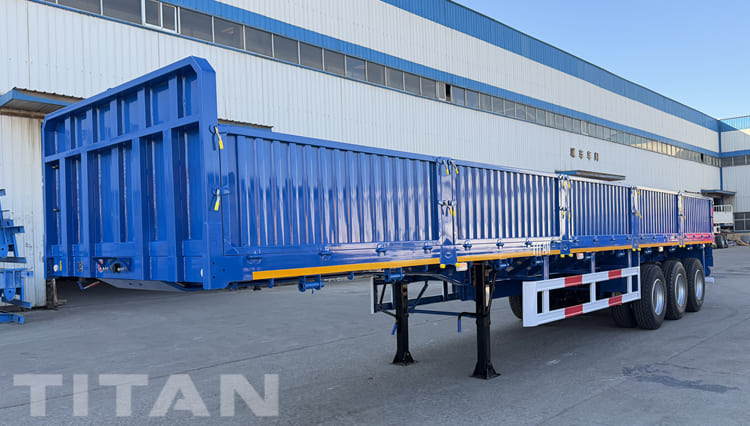 3 Axle Side Wall Semi Trailer for Sale in Papua New Guinea