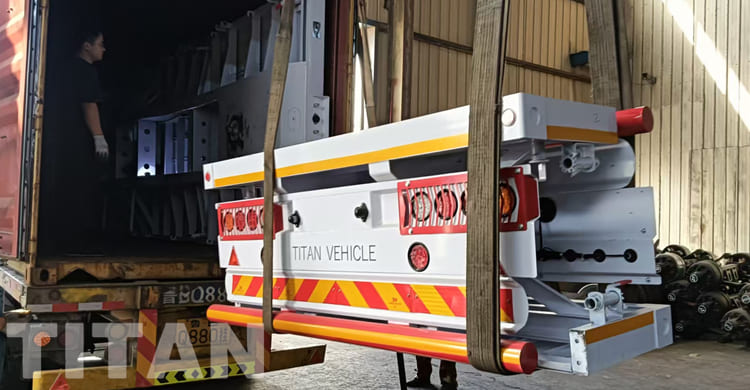 40 Foot Flatbed Semi Trailer for Sale in Papua New Guinea