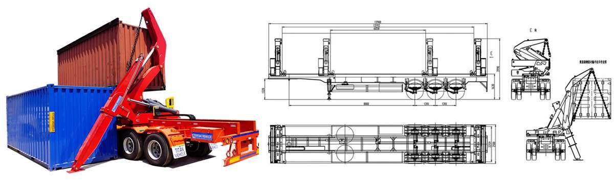 40FT Container Side Loader Price for Sale in Papua New Guinea