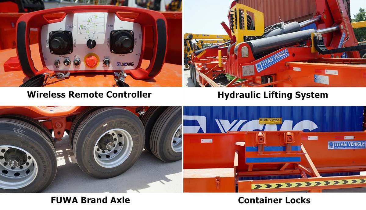 40FT Container Side Loader Price for Sale in Papua New Guinea