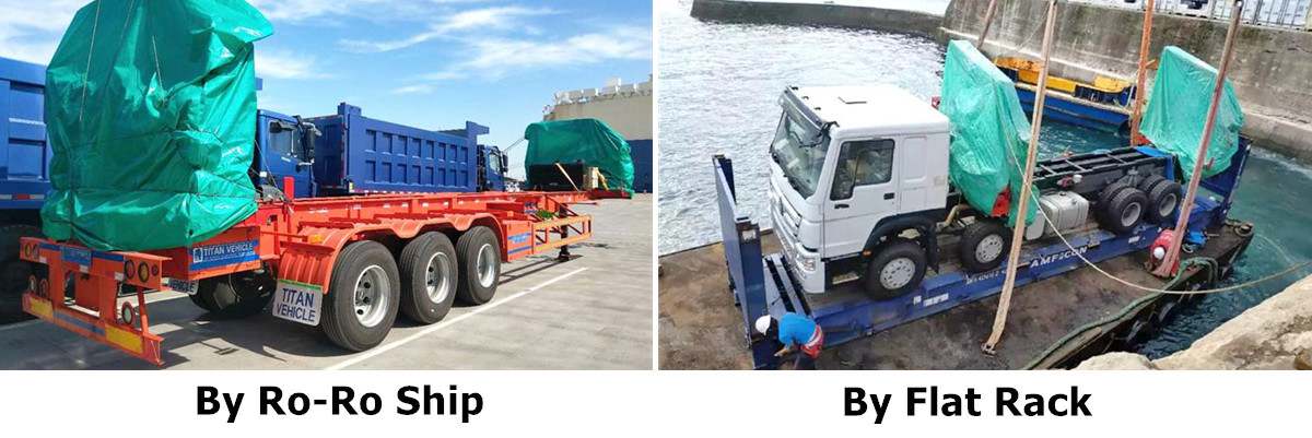 20FT Container Side Loader Truck for Sale in Papua New Guinea