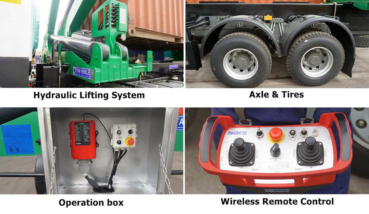 20FT Container Side Loader Truck for Sale in Papua New Guinea
