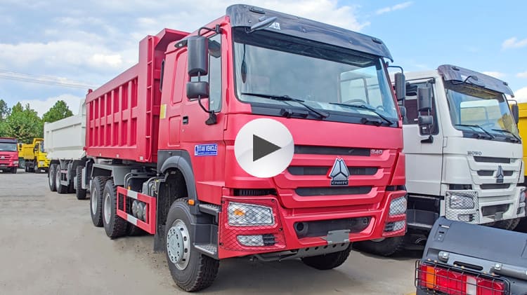 Sinotruck Howo 340 New Dump Truck for Sale in Papua New Guinea