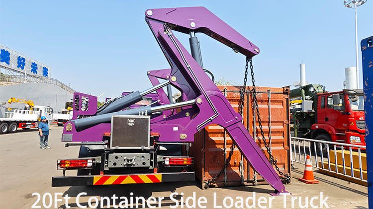 20 Ft Container Side Loader Truck in Papua New Guinea