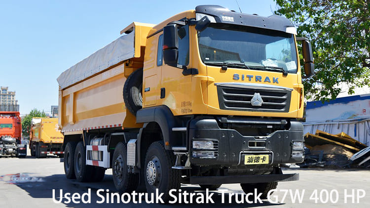 Used Sinotruk Sitrak Truck G7W 400 HP for Sale in Papua New Guinea
