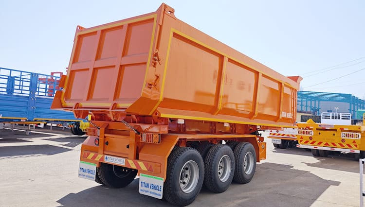 3 Axle Semi Tipper for Sale in Papua New Guinea