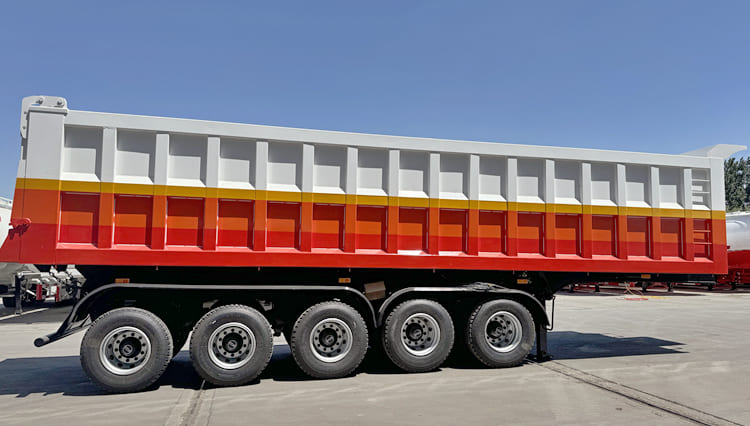 5 Axle End Dump Trailer Price in Papua New Guinea