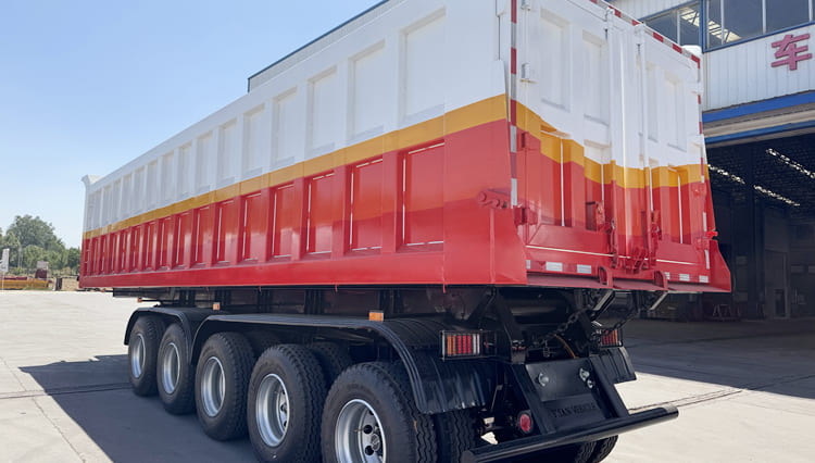5 Axle End Dump Trailer Price in Papua New Guinea