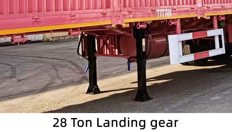 3 Axle Fence Cargo Semi Trailer for Sale in Papua New Guinea