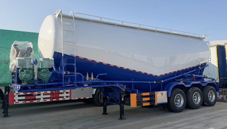3 Axle Bulk Cement Tanker Trailer for Sale in Papua New Guinea