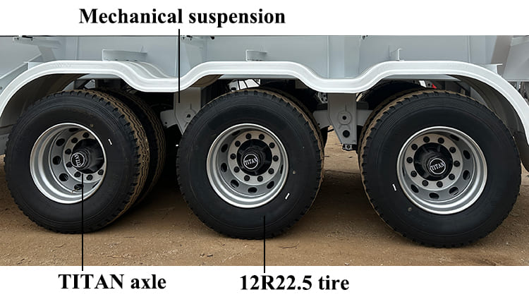 TITAN 45000L Fuel Tanker Semi Trailer for Sale in Papua New Guinea