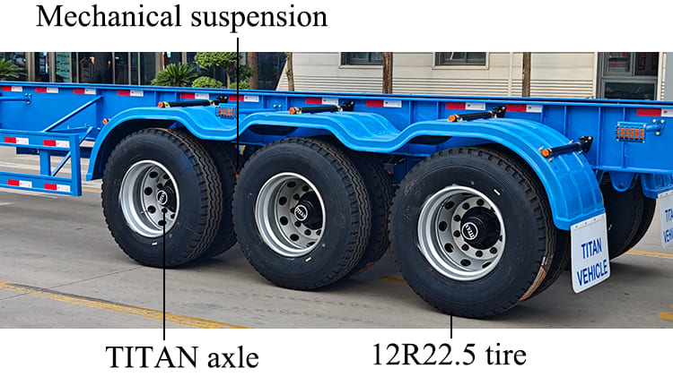 TITAN 40ft Skeleton Trailer for Sale in Papua New Guinea