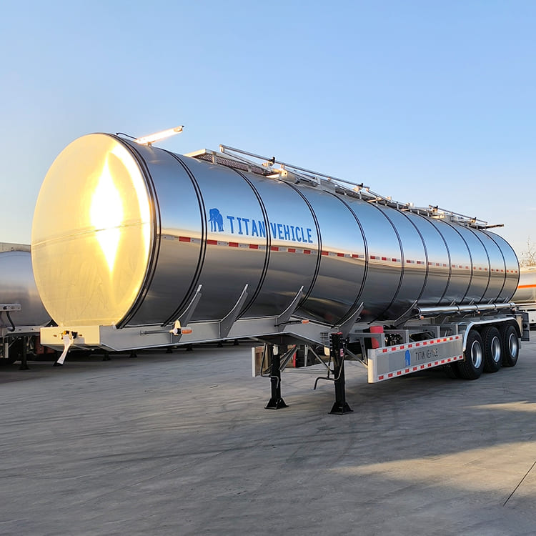 3 Axle Stainless Fuel Tanker Trailer