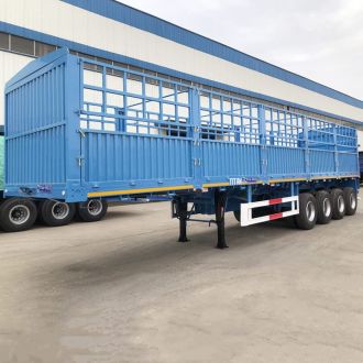 4 Axle Fence Stake Trailer