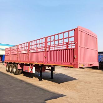 3 Axle Fence Cargo Semi Trailer